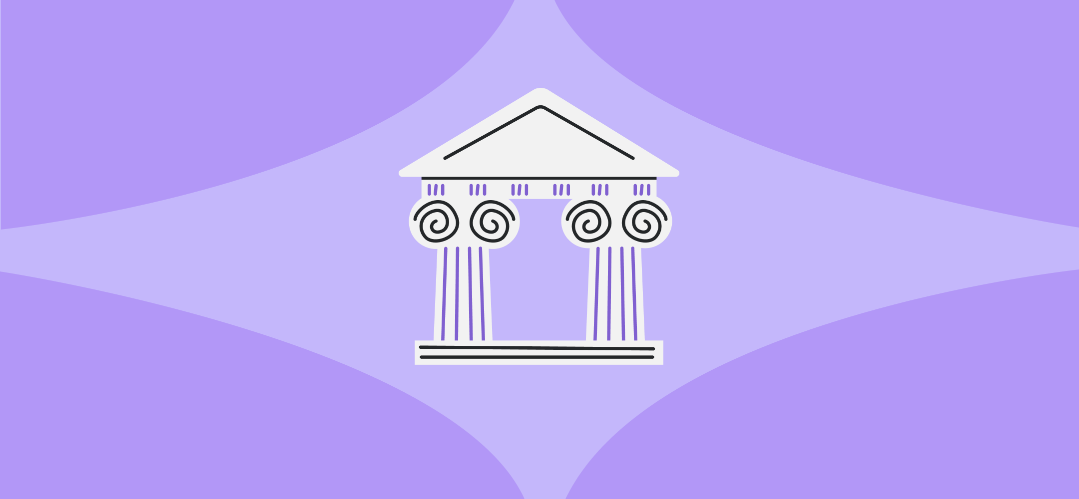 open banking purple and grey bank